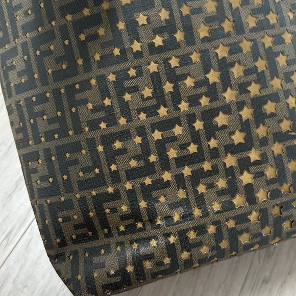 Fendi Zucca Star Tote Tobacco - Picture 3 of 11